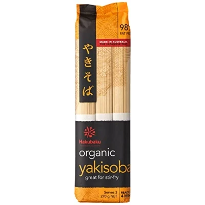 Image de Hakubaku Nouilles Japonaises Bio Yakisoba 270g