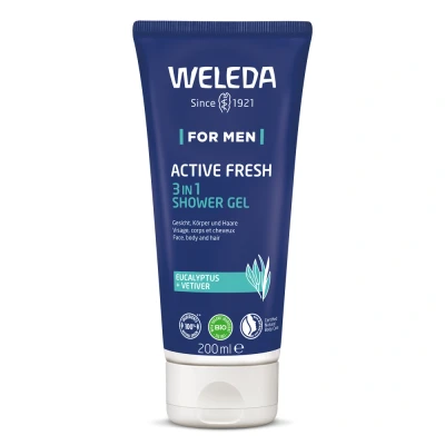 Image de Weleda Men Activ Fresh Gel Douche 3en1 200ml