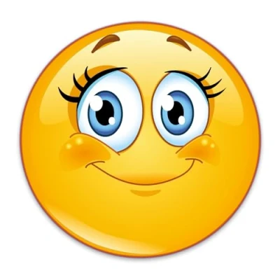 Afbeelding van easydruck24de Smiley sticker I kfz_291 wimpers, rond, diameter 15 cm, schattige emoticon voor laptop, scooter, auto, weerbestendig