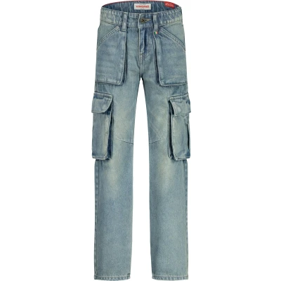Afbeelding van Vingino Peppe Relaxed fit jeans voor kinderen, Maat: 164, Old vintage