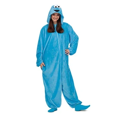 Afbeelding van Kostuums voor Volwassenen My Other Me Cookie Monster Sesame Street Maat S