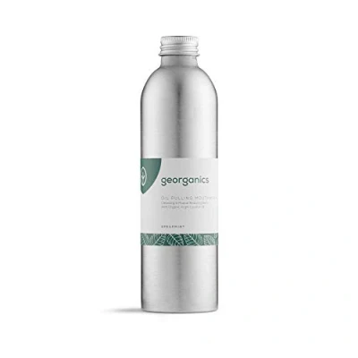 Afbeelding van Georganics Oil Pulling mondspoeling Sinaasappel of groene munt Antibacterieel