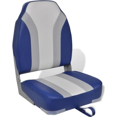 Afbeelding van Bootstoelen Inklapbaar 2 St Met Hoge Rugleuning
