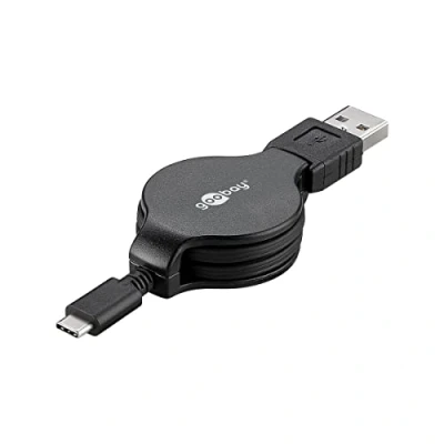 Afbeelding van USB A naar C kabel 1 meter 3.1 (100% koper, Zwart)