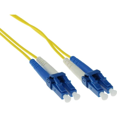 Afbeelding van ACT RL9904 Glasvezel Patchkabel Duplex LSZH Singlemode LC/LC 9/125µm OS2 4 meter