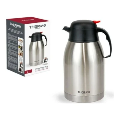 Afbeelding van Thermokan ThermoSport Met knop Roestvrij staal (2 L)