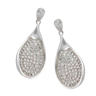 Afbeelding van Orphelia Oorbel Twist Micro Pave Sterling Zilver 925