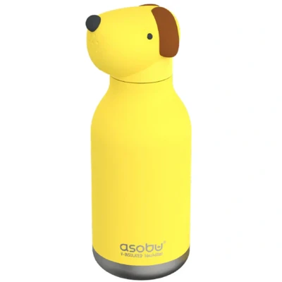 Afbeelding van Asobu Doggie Bestie Drinkfles 295ml RVS &amp; Siliconen Hondje
