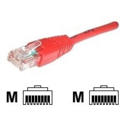 Image de deXlan cordon de raccordement 50 cm rouge