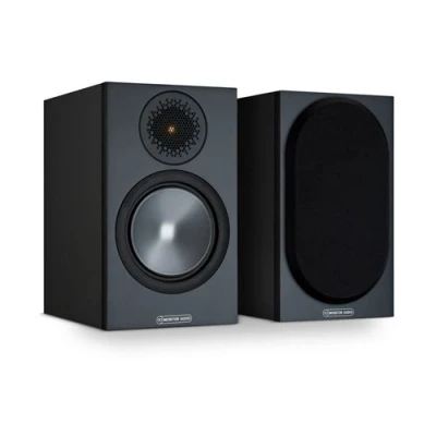 Afbeelding van Monitor Audio Bronze 50 boekenplank speaker zwart (per paar)