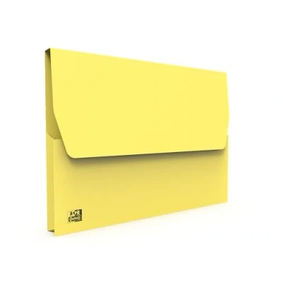 Afbeelding van 10 VIP Oxford hoes 24 x 32 cm, kraftpapier, levengeel