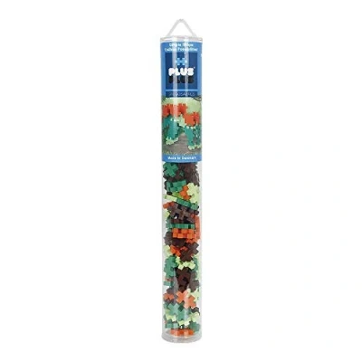 Image de Jeux de construction 100 pièces Plus Tube Mini Stegosaure