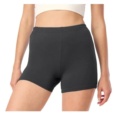 Afbeelding van Merry Style MS MS10 391 LE Dames Leggings Sport Vrijetijdsbroek Hotpants Shorts Boxershorts Kort Viscose Grafiet S