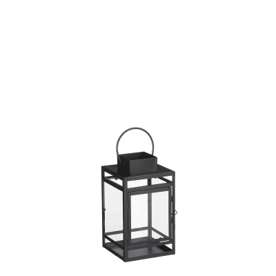 Afbeelding van Storm Lantaarn L13,5 x B13 H23 cm Zwart