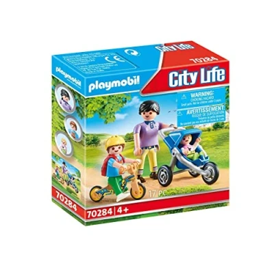Image de Playmobil City Life 70284 Maman avec enfants
