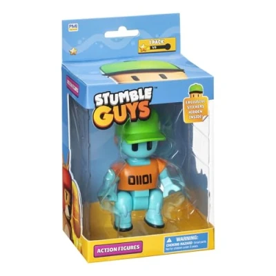 Afbeelding van Gelede figuur BANDAI Stumble Guys Robot Guy 11 cm Met stickers