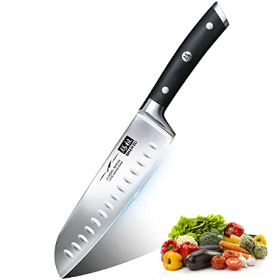Afbeelding van SHAN ZU Santoku Duitse koksmessen van roestvrij staal klassieke serie