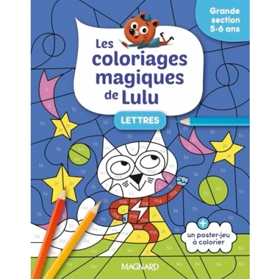 Afbeelding van LES COLORIAGES MAGIQUES DE LULU LETTRES GRANDE SECTION