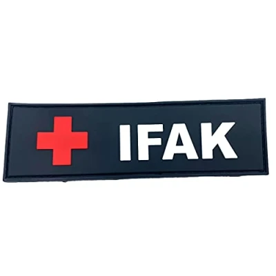 Afbeelding van Patch Nation IFAK Individuele EHBO set van pvc, Airsoft Paintball Morale (rood)