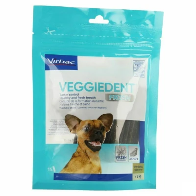 Image de Veggiedent Xs Chien &gt;5kg Lamelles A Macher 15