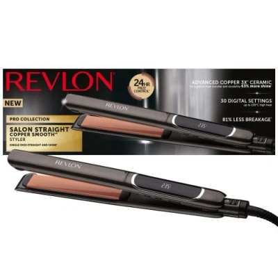 Image de Lisseur Revlon Salon Straight Copper Smoth Styler Noir