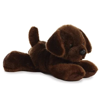 Afbeelding van Aurora Labrador hond pluche knuffel bruin 20 cm