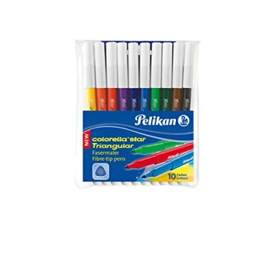 Image de Pelikan Feutres colorella star Triangular, étui de 10