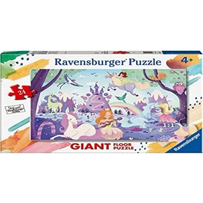 Afbeelding van Ravensburger Puzzel Het land van eenhoorns, 24 gigantische vloercollectie, stukjes