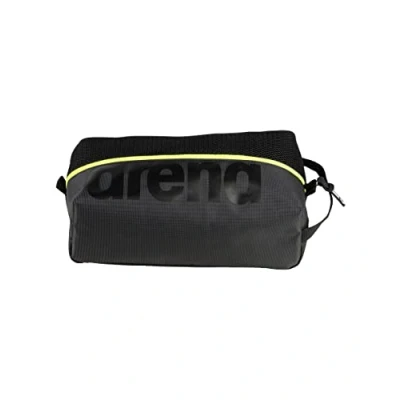 Afbeelding van ARENA SPIKY III Pocket Bag, Uniseks schoenentas voor volwassenen, Dark_Smoke Neon_Yellow, TU