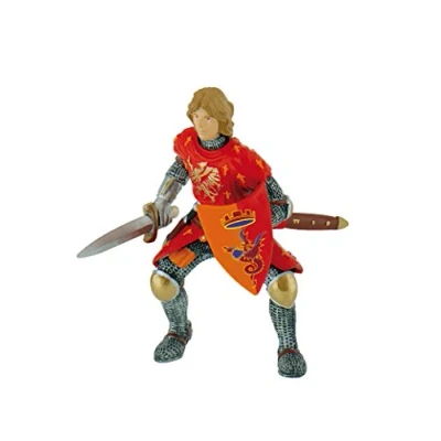 Afbeelding van Bullyland Prins met zwaard rood Speelfiguur