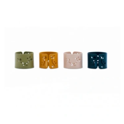 Afbeelding van Pebbly Servietring 4cm Groen Servies