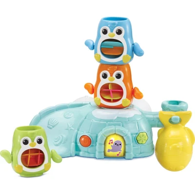 Afbeelding van VTech Stapel &amp; Plons Pinguïns Badspeelgoed Interactief vanaf 1 jaar