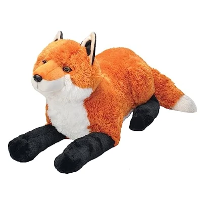 Afbeelding van Wild Republic Pluche dier Grote vossen knuffel 64 cm rood knuffeldieren