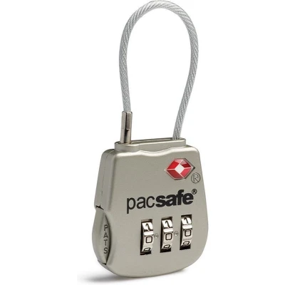 Afbeelding van PacSafe Prosafe 800 TSA Slot Zilver Beveiliging Koffers, Rugzakken &amp; Tassen