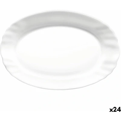 Afbeelding van Serveerschaal Bormioli Rocco Ebro Ovalen Wit Glas (22 cm) (24 Stuks)
