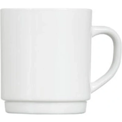 Afbeelding van Dajar Luminarc mok 29cl wit glas 7,9 cm