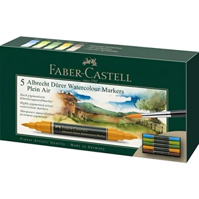 Afbeelding van Faber Castell marker Albrecht Durer aquarel Urban Plein air doos 5 stuks FC 160309