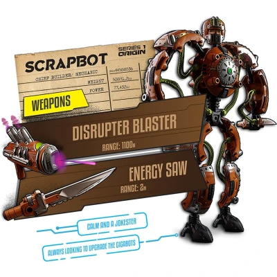 Afbeelding van GigaBot Energy Core Scrapbot 33 cm actiefiguur