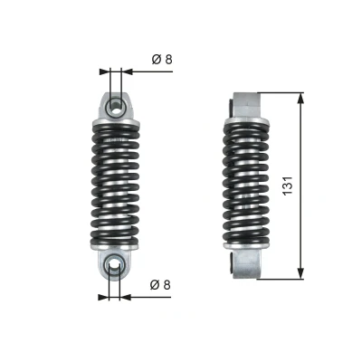Afbeelding van Gates Riemspannerdemper T39151