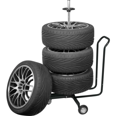 Afbeelding van Carpoint Verrijdbare Velgenboom + Hoes 0613012