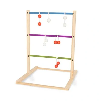 Afbeelding van BS Toys Slingerspel Werpspel voor Kinderen en Volwassenen Hout Laddergolf Buitenspeelgoed Buitenspel Buiten Spellen Tuin Speelgoed