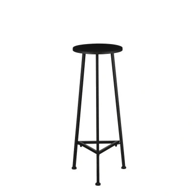 Afbeelding van Plantentafel H80 x Ø30 cm Metaal Zwart