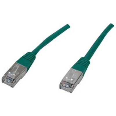 Image de Cordon patch RJ45 F/UTP CAT6 vert 0,5m