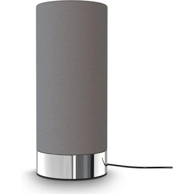 Afbeelding van B.K.Licht Klassieke Tafellamp ingebouwde dimmer touch grijze bedlamp E14 fitting excl. lichtbron