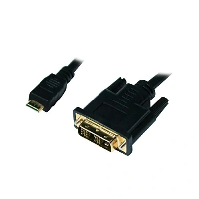 Afbeelding van Mini HDMI naar DVI D Single Link kabel / zwart 1 meter