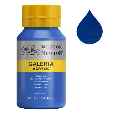 Image de Winsor &amp; Newton Galeria peinture acrylique (500 ml) 535 bleu primaire d&#039;impression