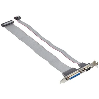 Afbeelding van Delock Sleufhouder Parallel 1 x poort + Serieel ca. 30 cm Opdracht 1:1, PC kast accessoires