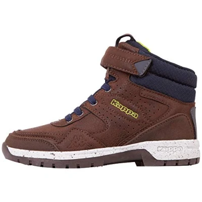 Afbeelding van Kappa Lithium Kids hoge sneakers, uniseks, kinderen, Bruin Navy 5067