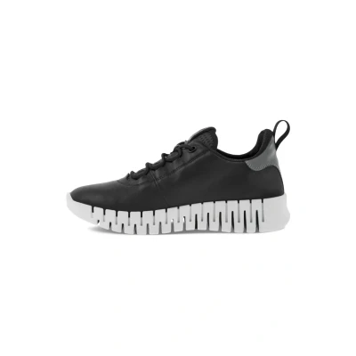 Afbeelding van ECCO Gruuv Sneakers laag, Dames, Maat: 37, Black Leer
