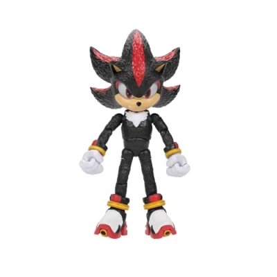 Afbeelding van Sonic 3 The Hedgehog de film officiële licentie Sega Shadow scharnierfiguur 12,7 cm kinderspeelgoed voor fans van alle leeftijden verzamelfiguur realistische details vanaf jaar
